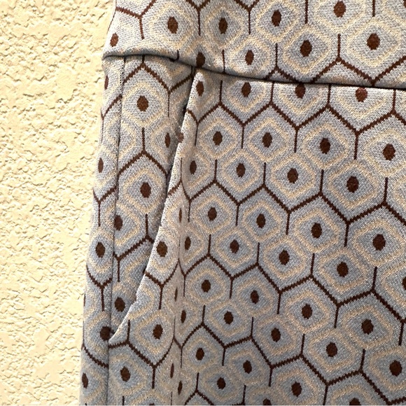 CAbi Tessera Cropped Pants in Blue and Gray - Picture 2 of 5